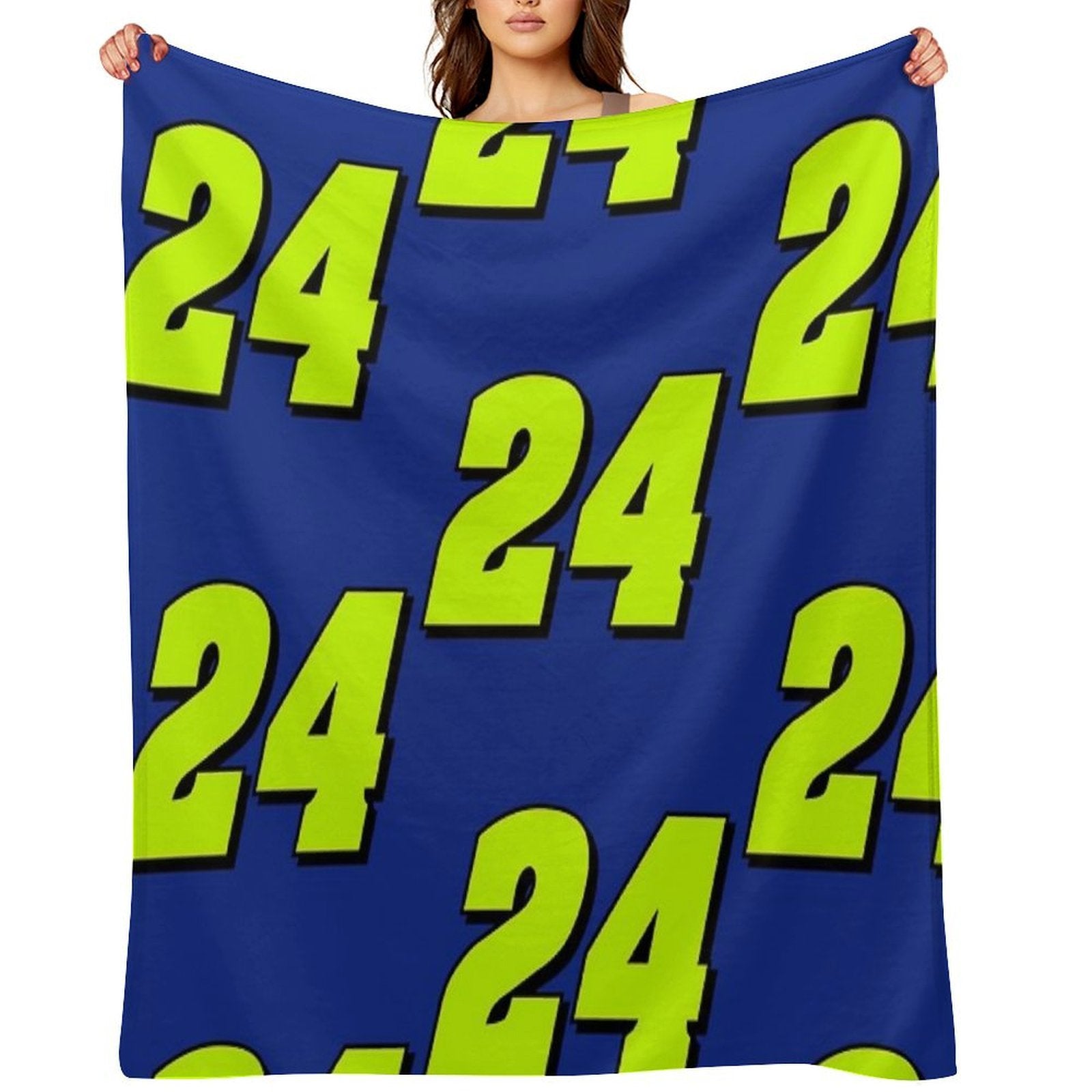 Jeff Gordon NASCAR Sticker Durable Throw Blanket