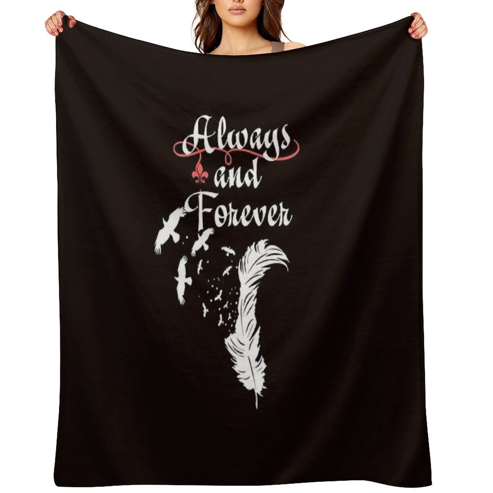 Always And Forever. All-season Throw Blanket