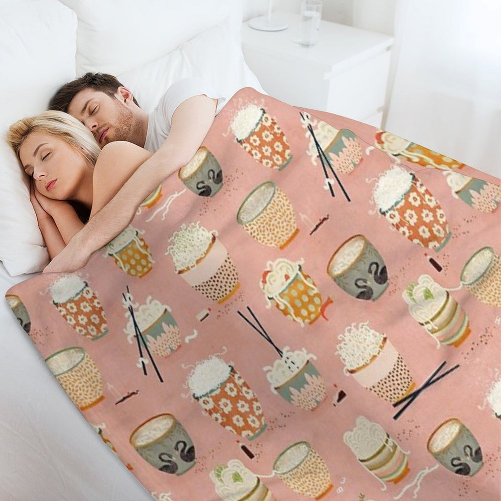 Oodles of Noodles Premium Throw Blanket