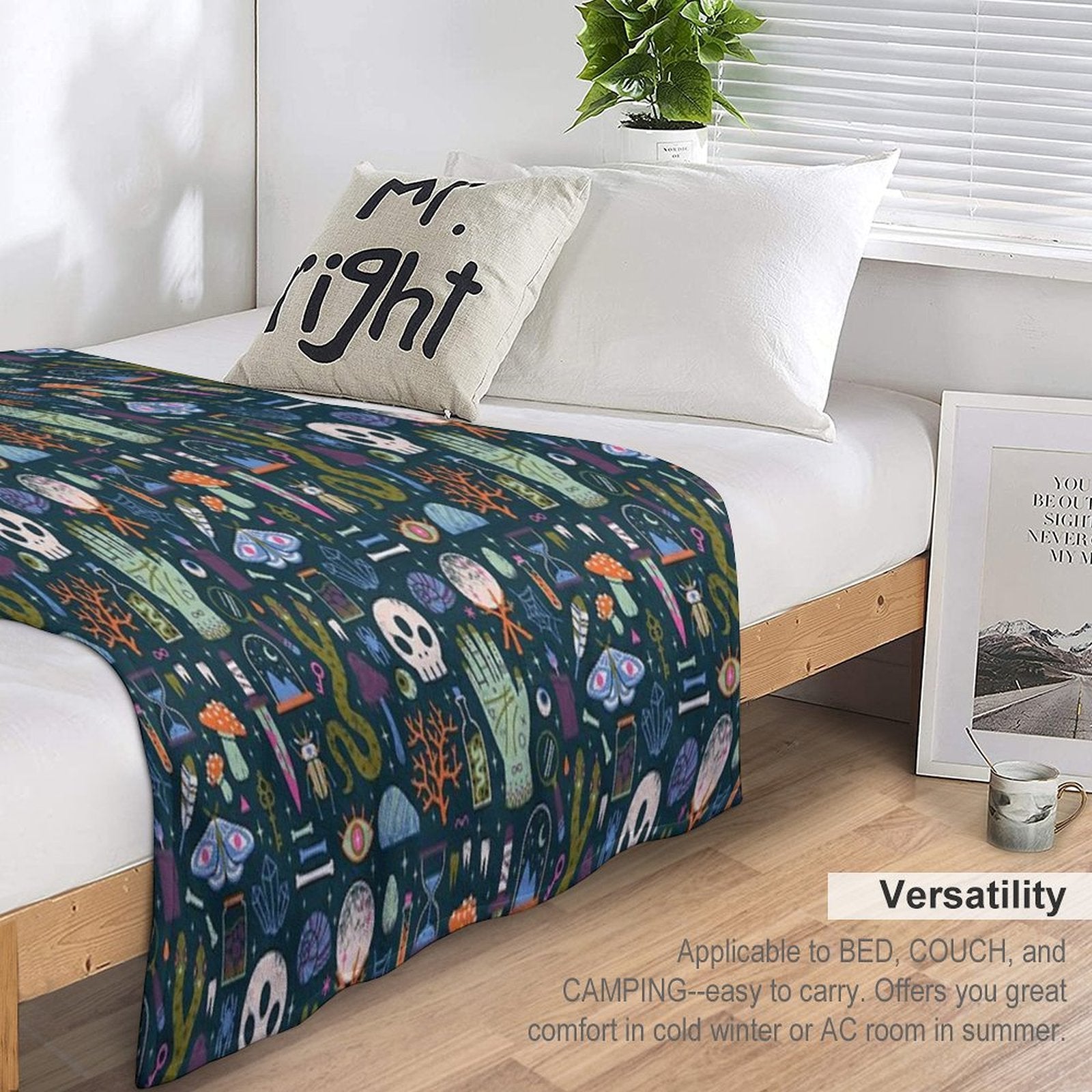 Curiosities Easy Care Throw Blanket