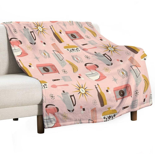 Atomic Kitchen Lightweight Throw Blanket