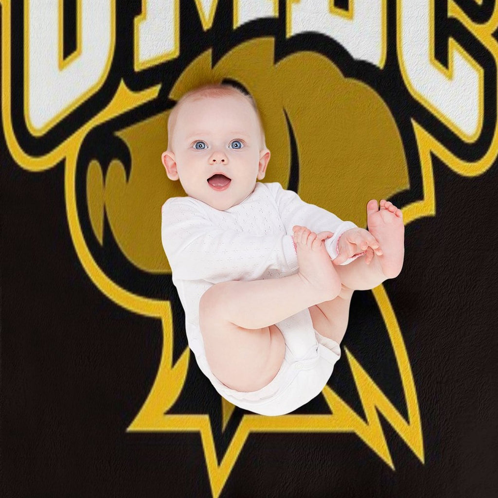 The UMBC Logo Versatility Throw Blanket