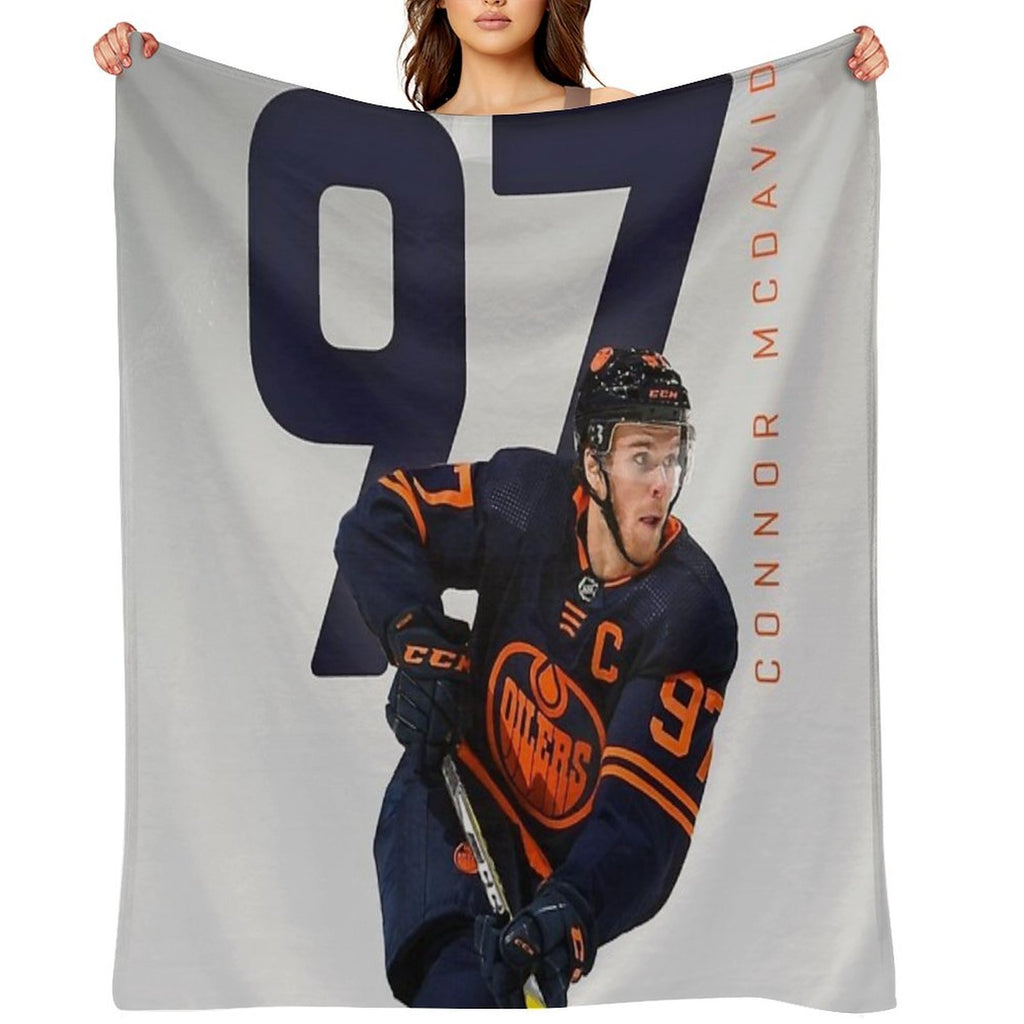 Connor McDavid Premium Throw Blanket