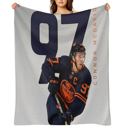 Connor McDavid Premium Throw Blanket