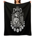 RPG Class Series Druid - White Version Gift-ready Throw Blanket