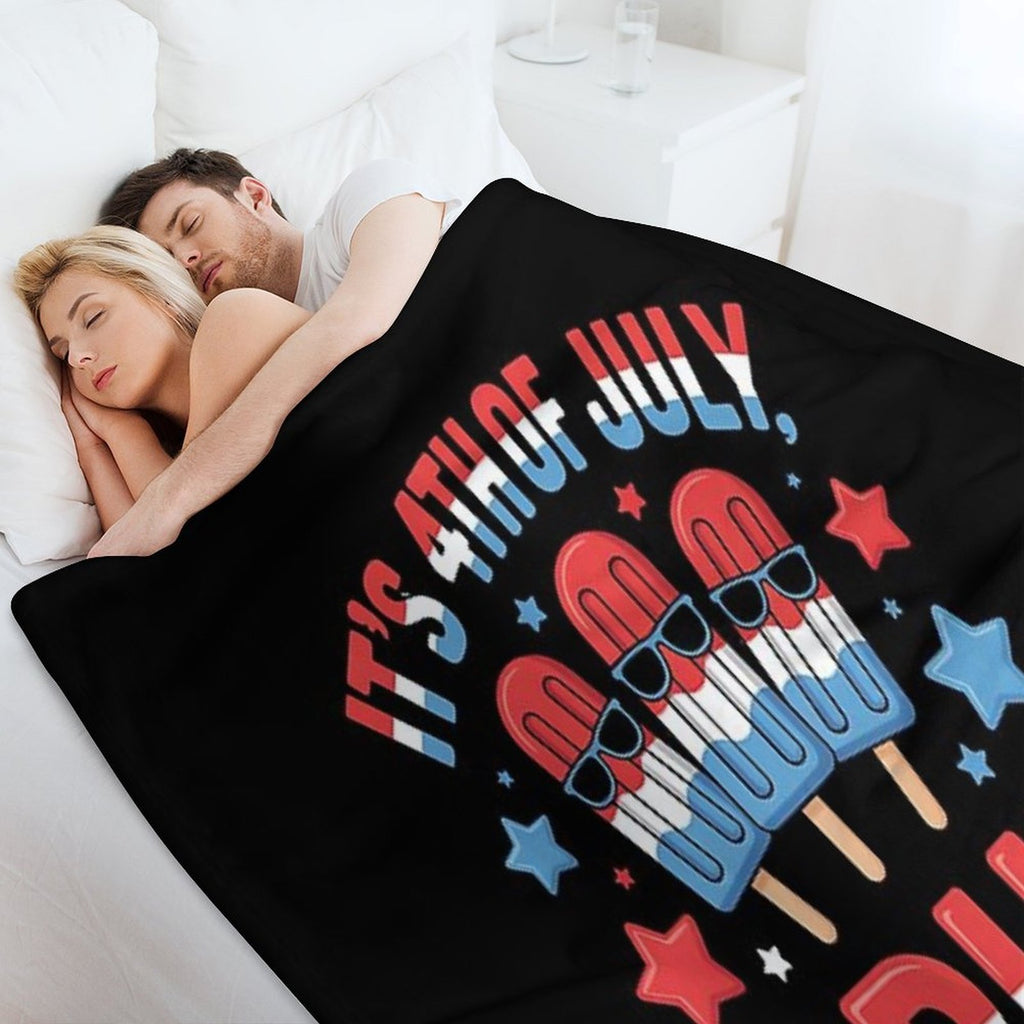 Bruh 4th Of July Popsicle All-season Throw Blanket