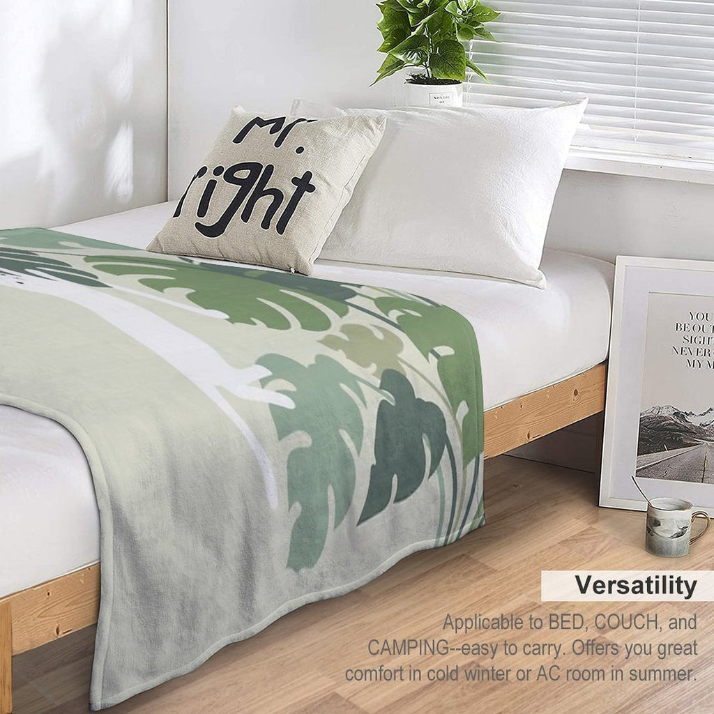 Cat And Plant 42 Comfort Throw Blanket