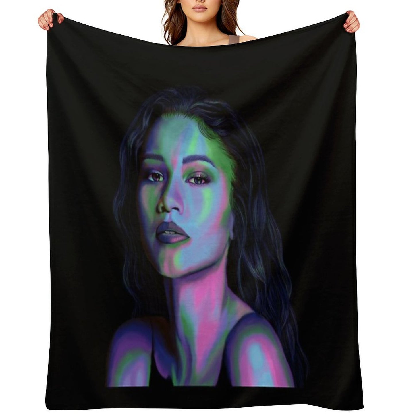 Zendaya in Color Comfort Throw Blanket