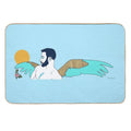 The Lonely Rose  Easy Maintenance Bath Mat