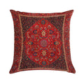 Red Persian Rug Soft Washable Throw Pillow