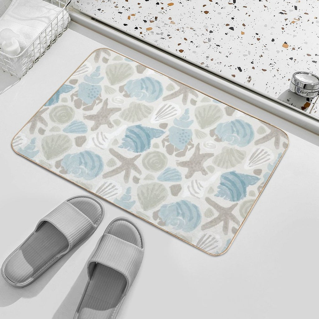 She Sells Seashells by The Seashore  Pet-Safe Bath Mat