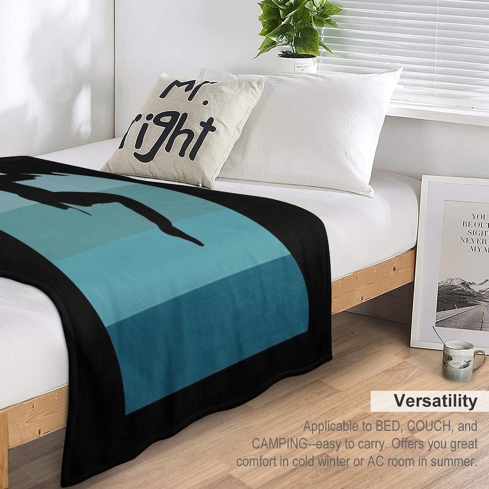 Climbing Bouldering Compact Throw Blanket