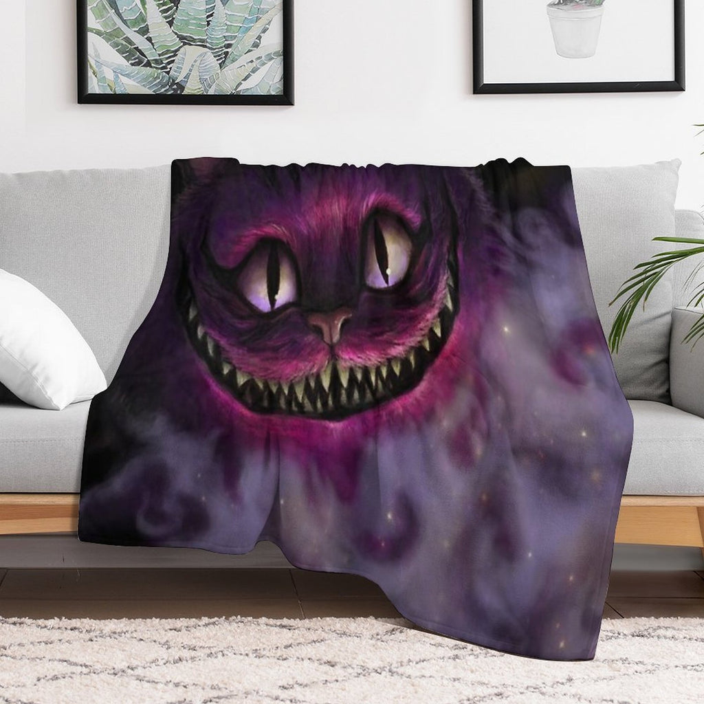 Cheshire Cat Lightweight Throw Blanket
