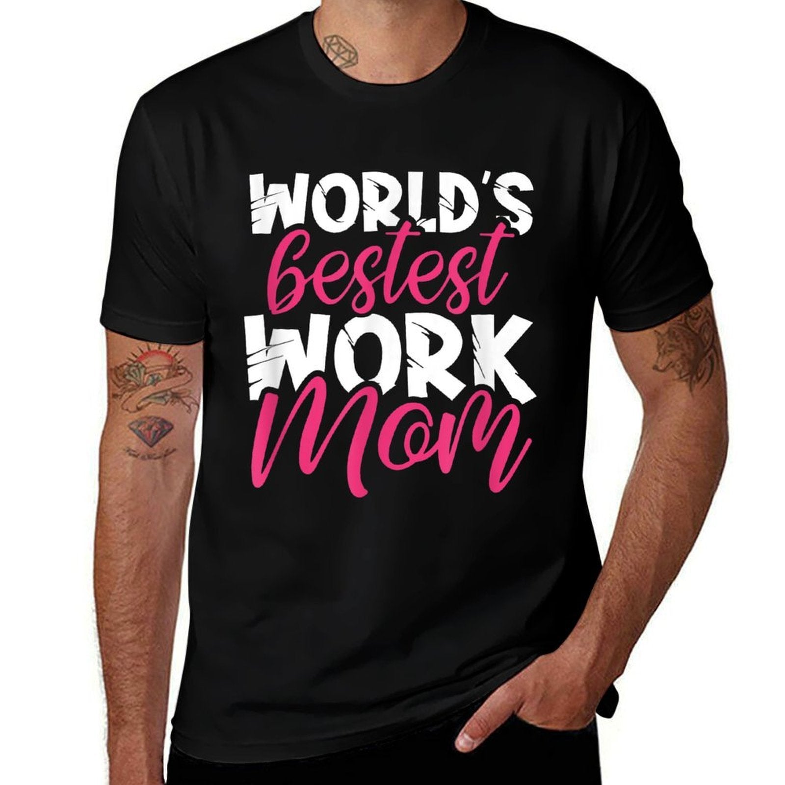 World's Bestest Work Mom Amazing Mother Best Mommy Ever Gift  Vintage-inspired T-Shirt