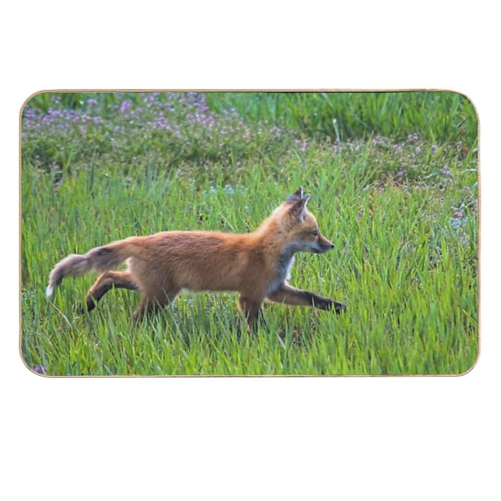 Fox Trot Durable Bath Mat