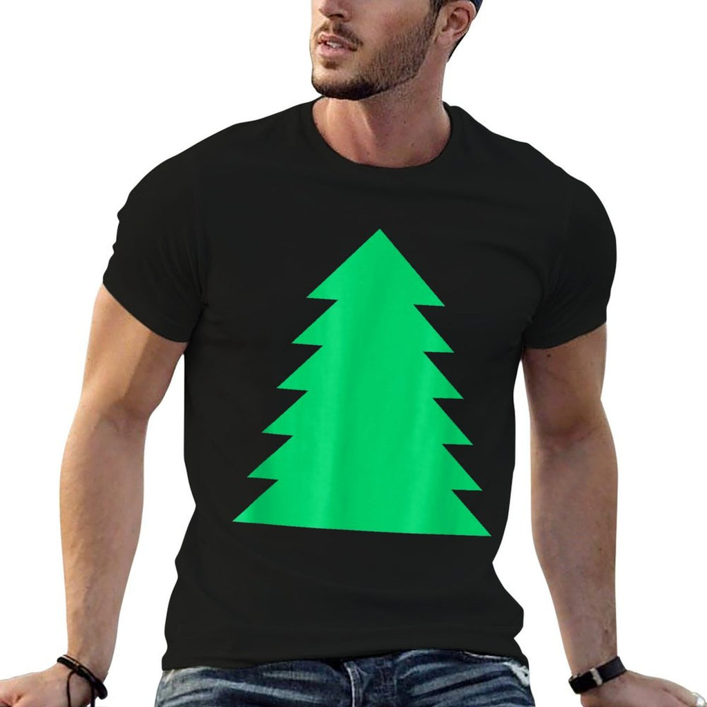Green Natural Pine Tree Christmas Tree  Vintage-inspired T-Shirt