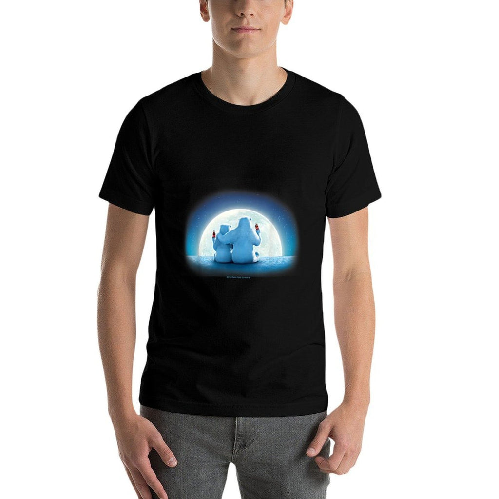 Coca-Cola Christmas Polar Bears Moonlight Portrait  Versatile T-Shirt