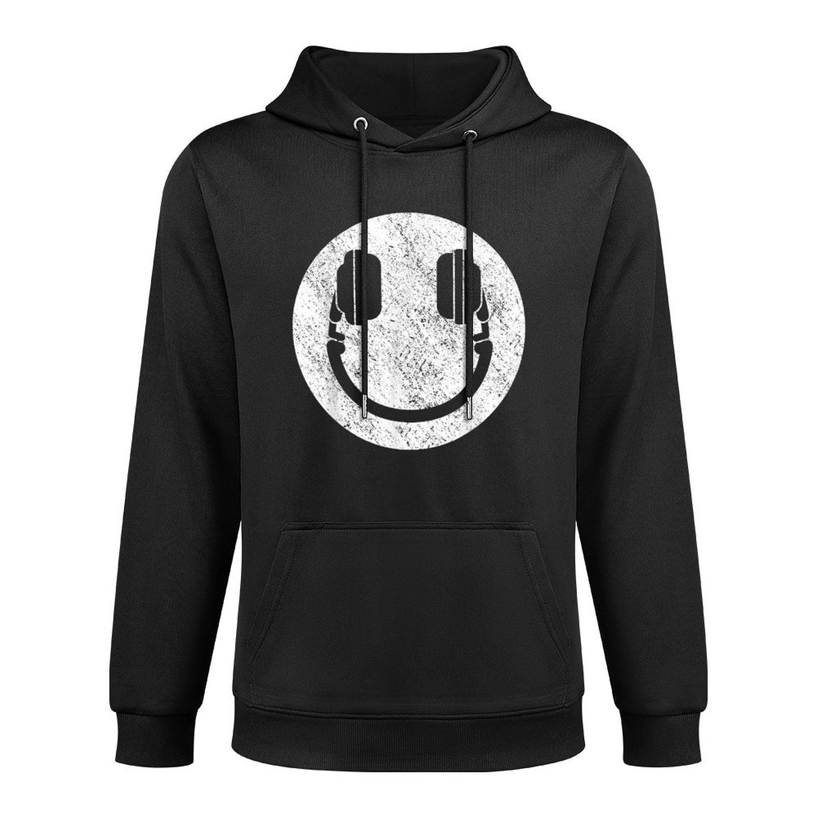 DJ Disc Jockey Smile Durable Construction Hoodie