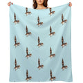 Skydiver Squirrel, Skydiving Adventure Design Anti-pilling Throw Blanket