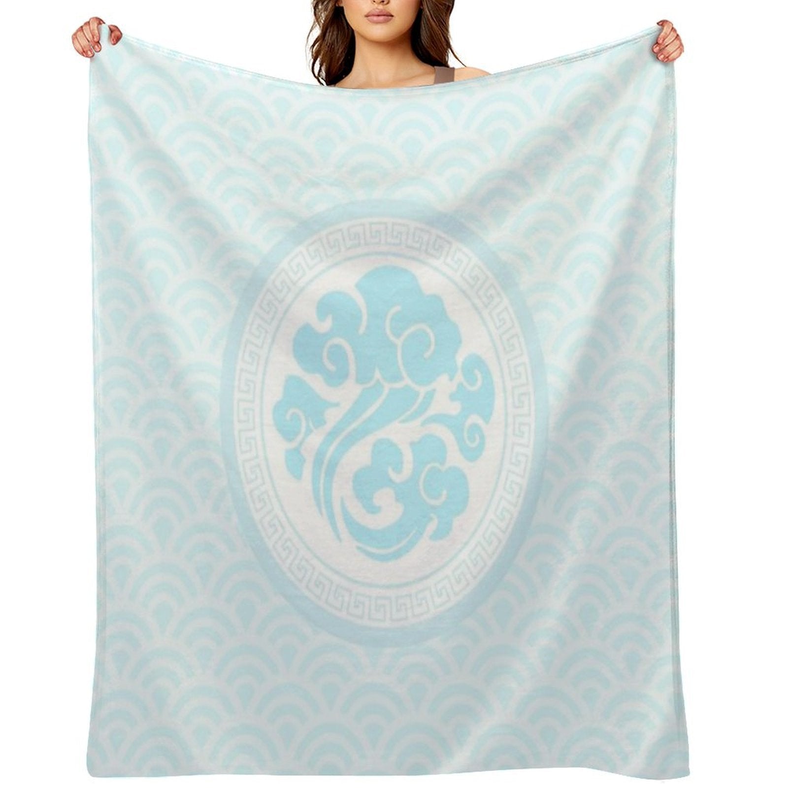 Gusu Lan Logo All-season Throw Blanket