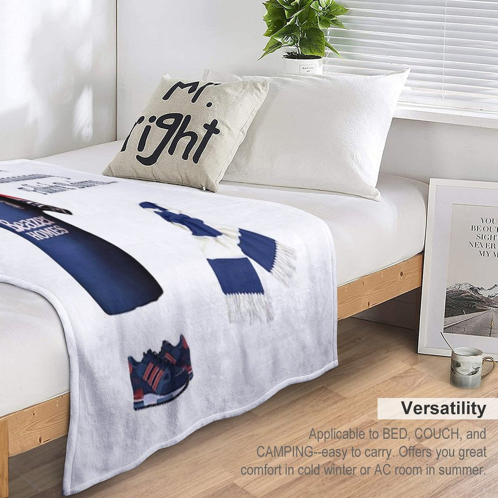 Falkirk Fc Compact Throw Blanket