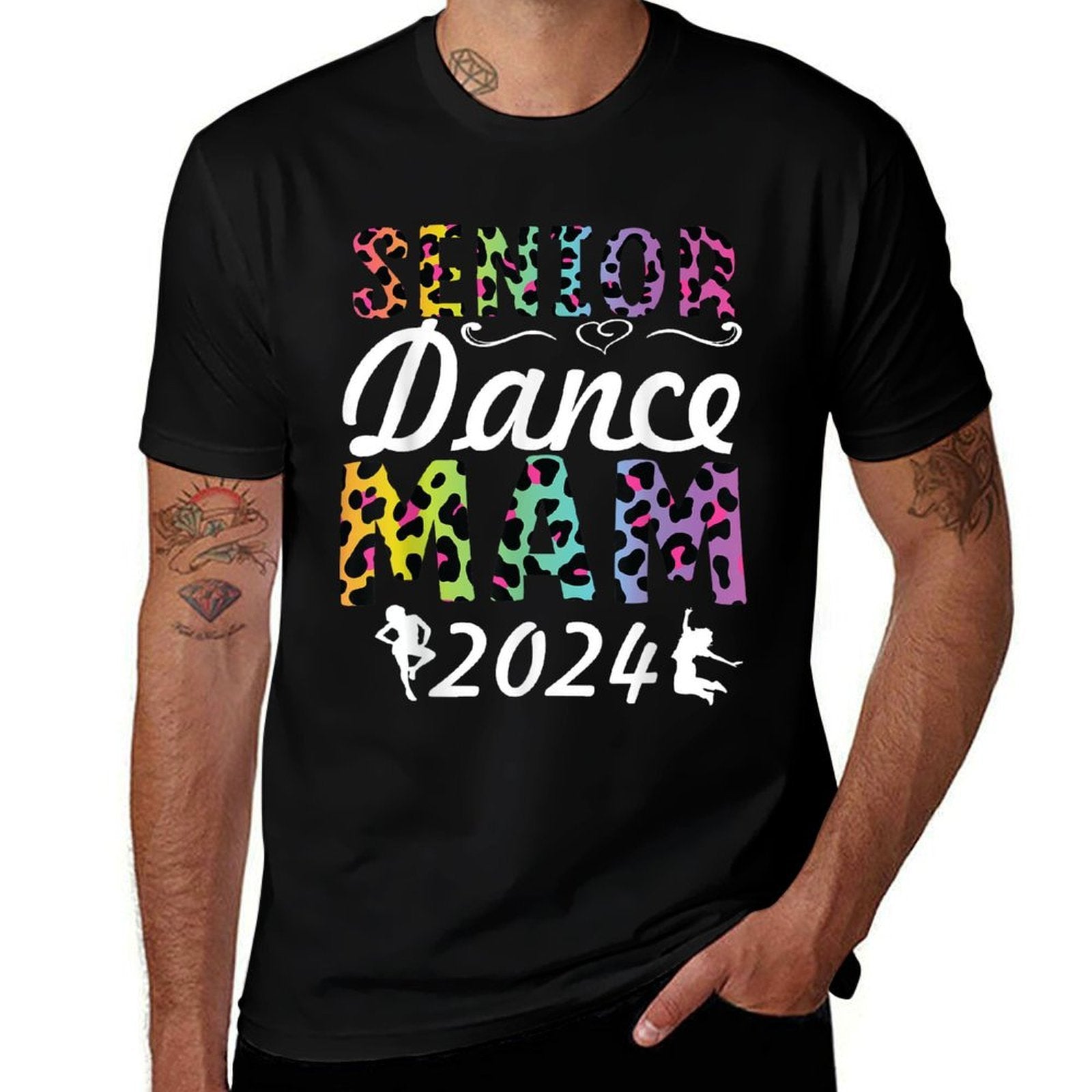 Senior Dance Mam 2024 Happy Last Day Of School Son Daughter  Easy-care T-Shirt