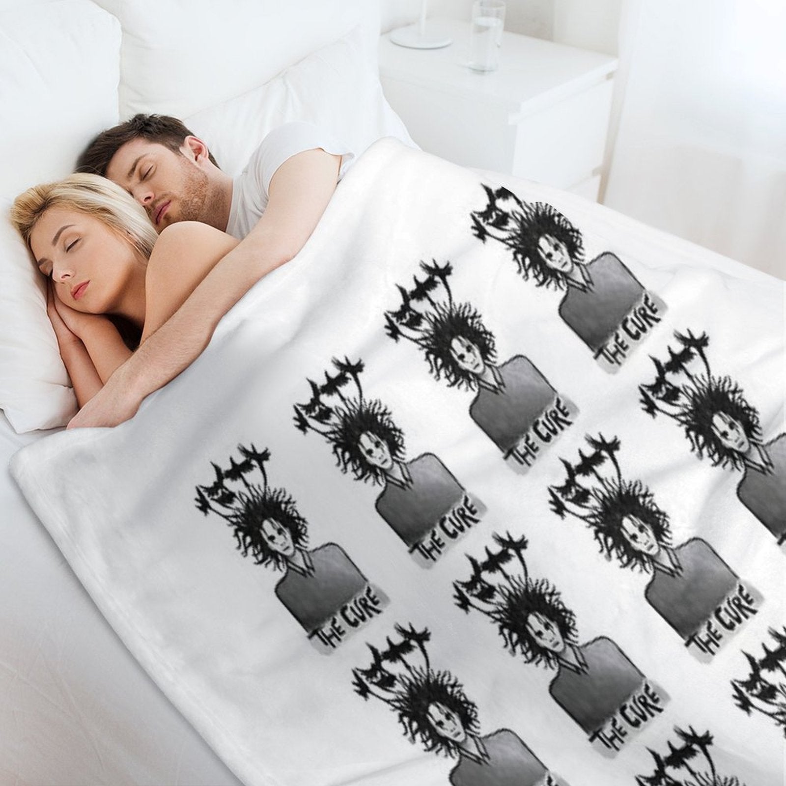 The Cure Print 1 Easy Care Throw Blanket
