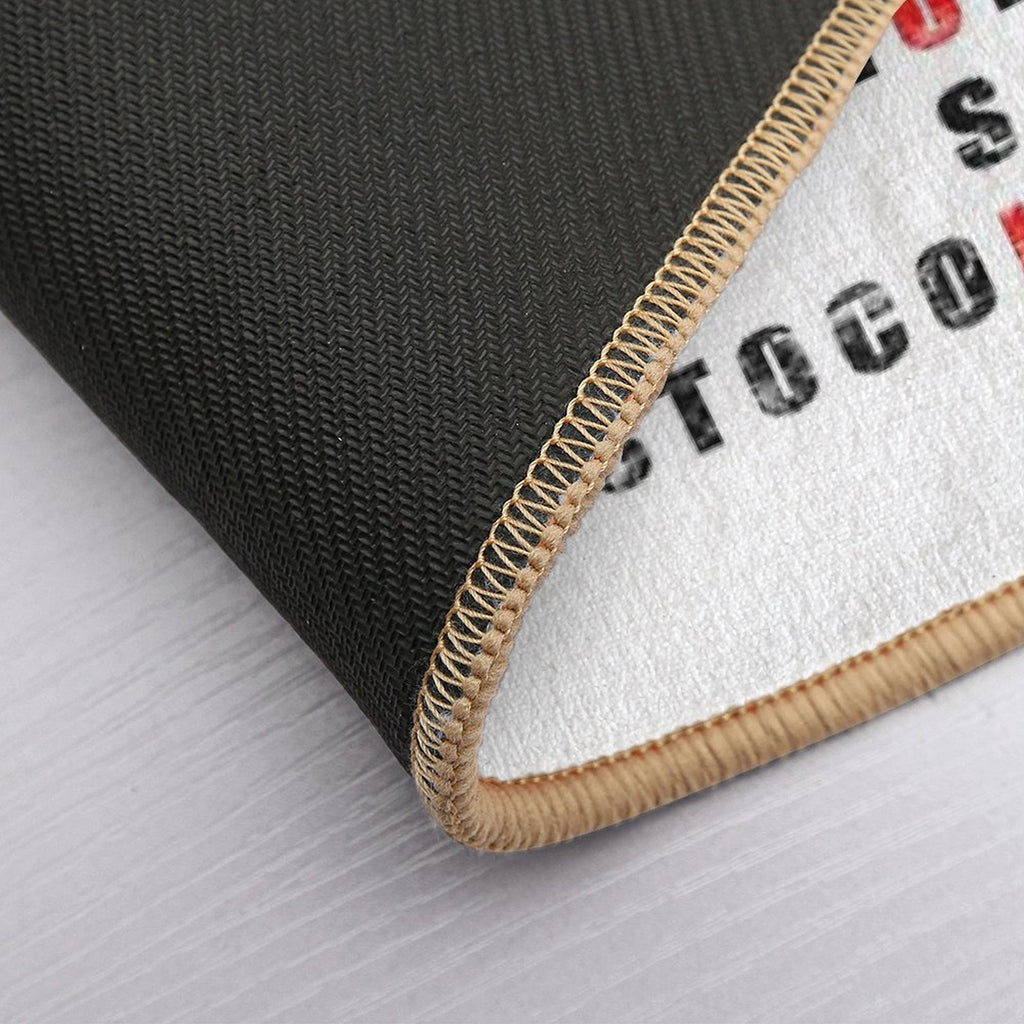 Profesor Ciudades - Black Version  Dirt-Trapping Bath Mat
