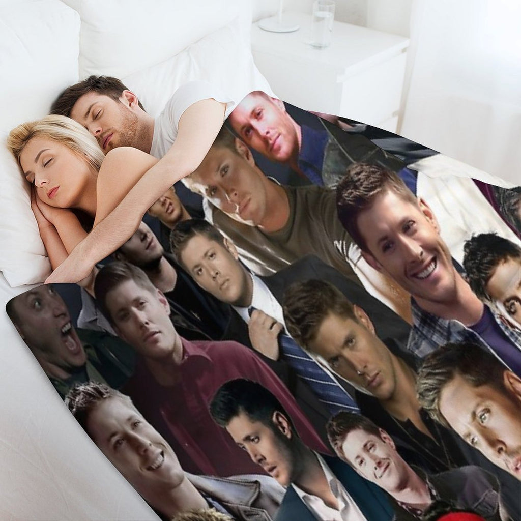 Dean Winchester Collage Durable Throw Blanket