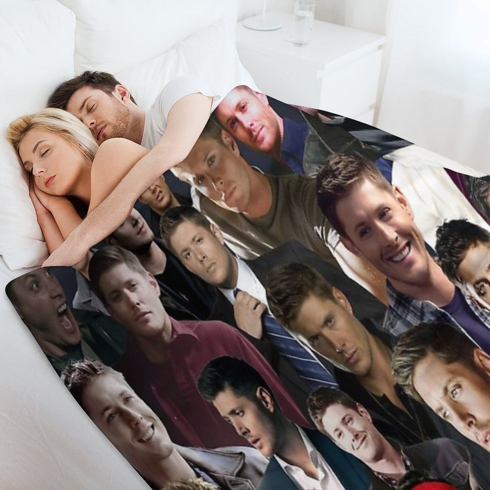 Dean Winchester Collage Durable Throw Blanket
