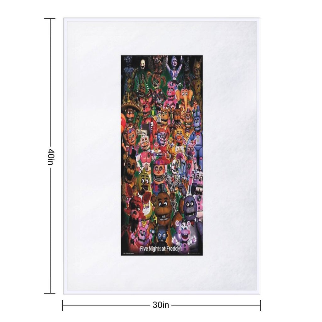 Five Nights At Freddys Velvety-soft Throw Blanket