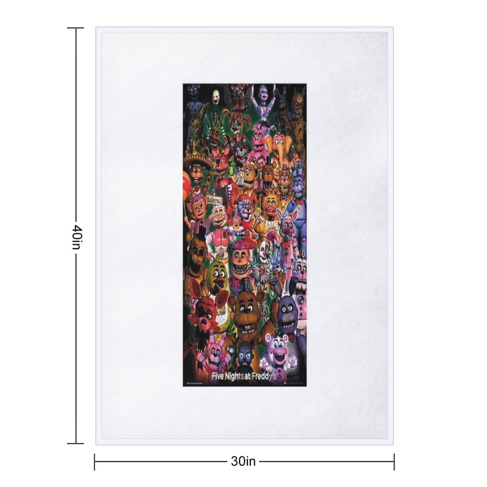 Five Nights At Freddys Velvety-soft Throw Blanket