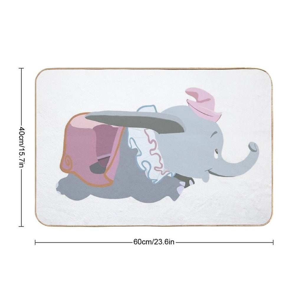 He Can Fly!  Pet-Safe Bath Mat
