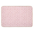 Cute Sweet Pink Hearts As Romantic Seamless Pattern Background Backdrop Wallpaper, Illustration of Love for Valentine's Day Durable Bath Mat