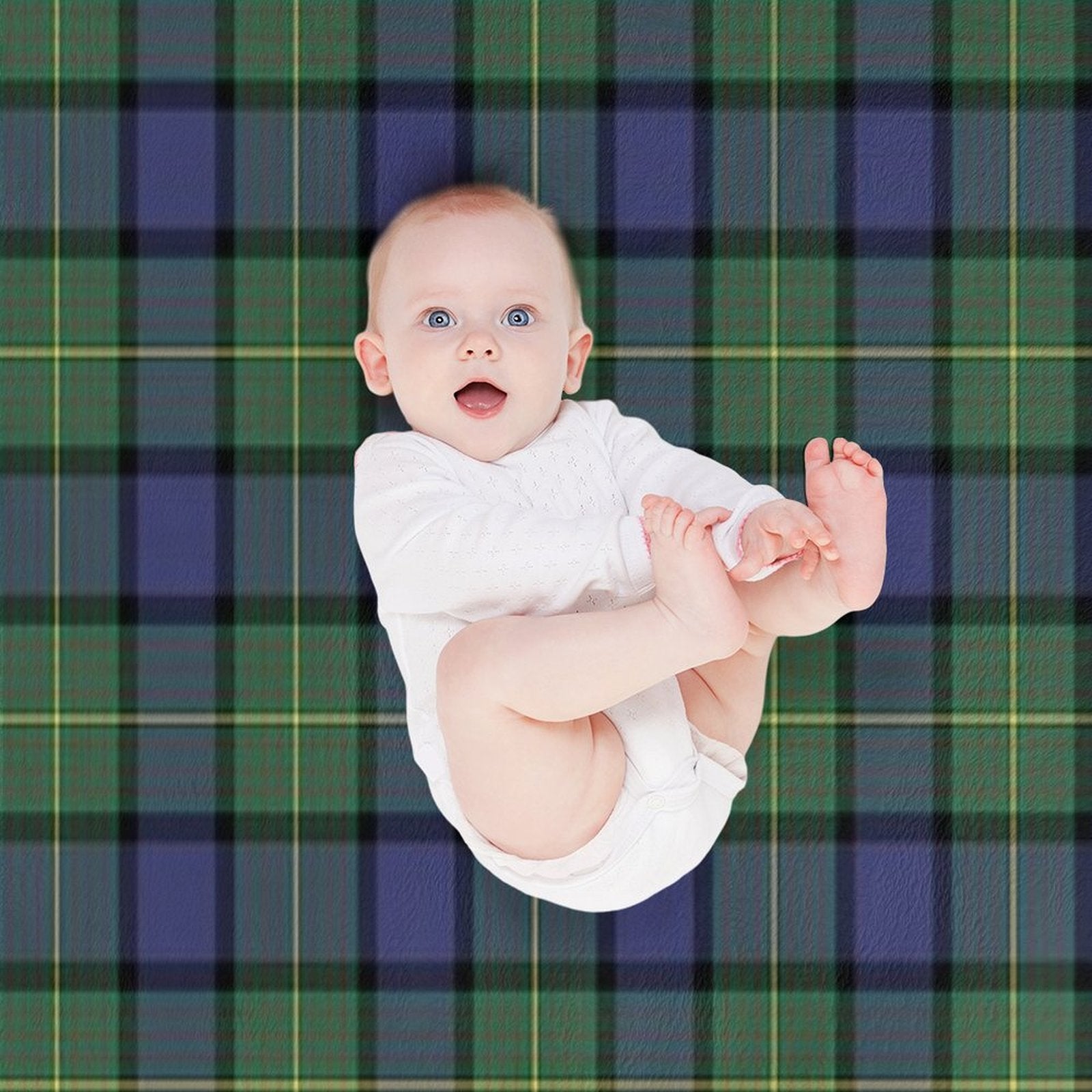 Clan Muir Tartan Eco-conscious Throw Blanket
