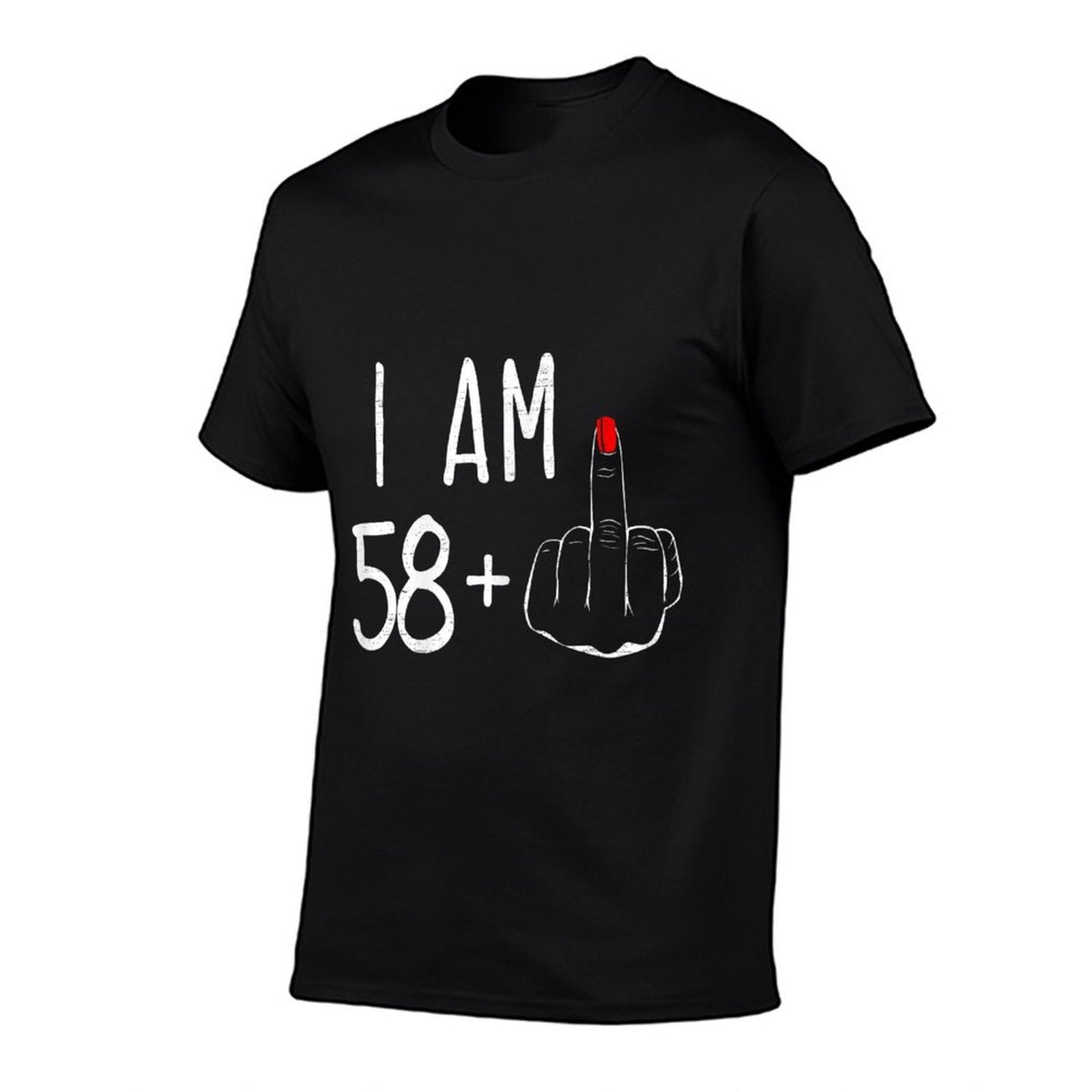 I Am 58 Plus 1 Middle Finger For A 59th Birthday For Women  Vintage-inspired T-Shirt