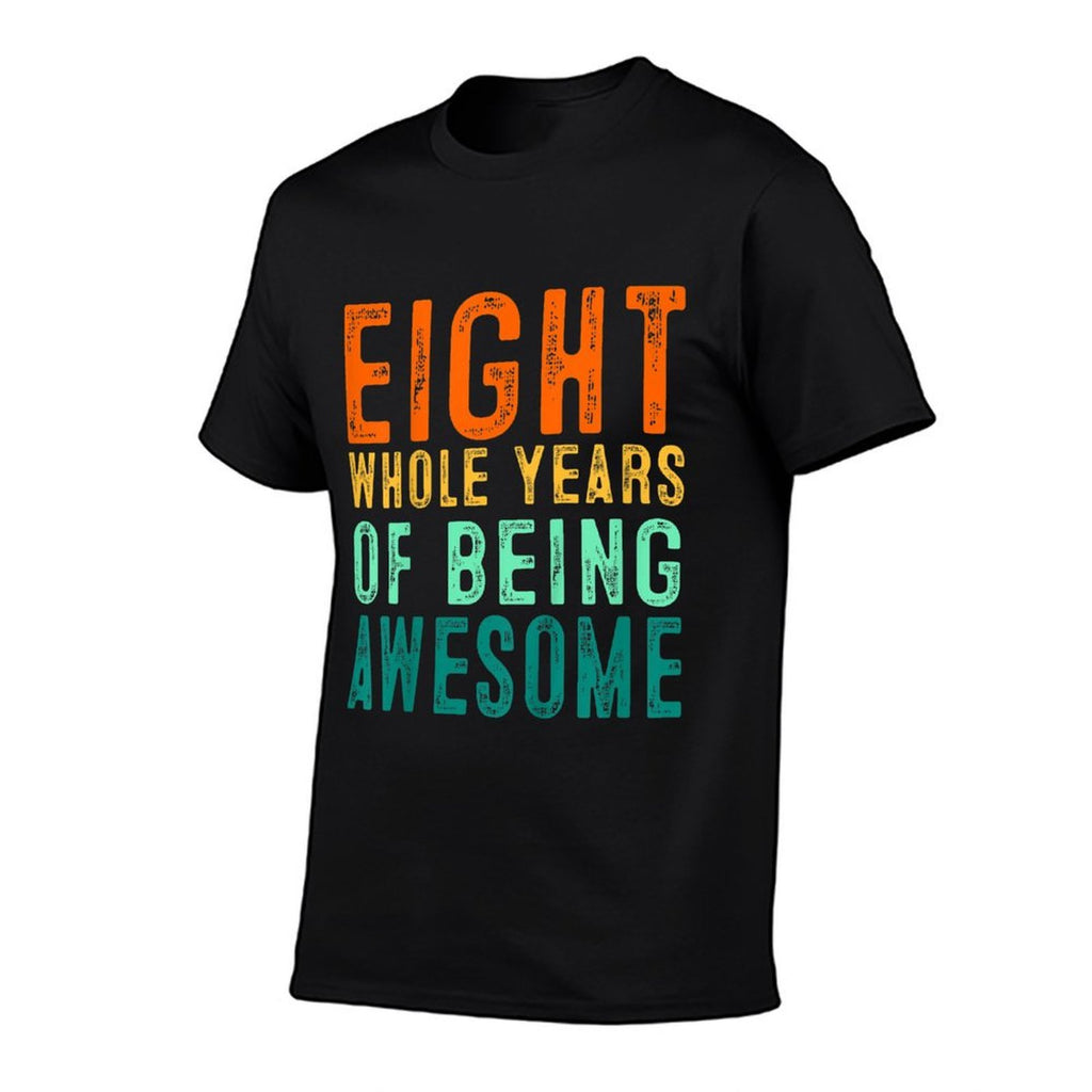 Kids Eight Year Old Birthday  Eco-friendly Material T-Shirt