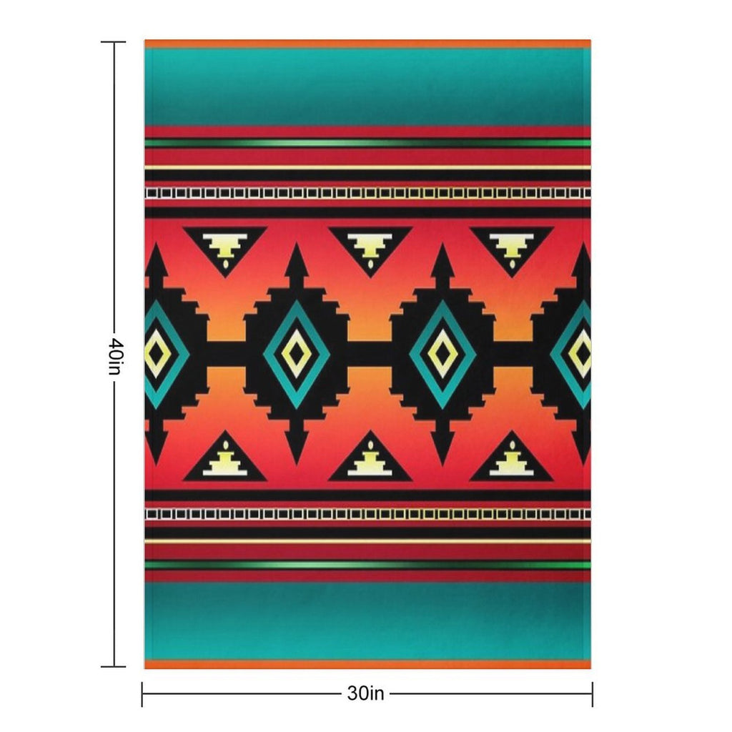 Canyon  Navajo Eco-conscious Throw Blanket