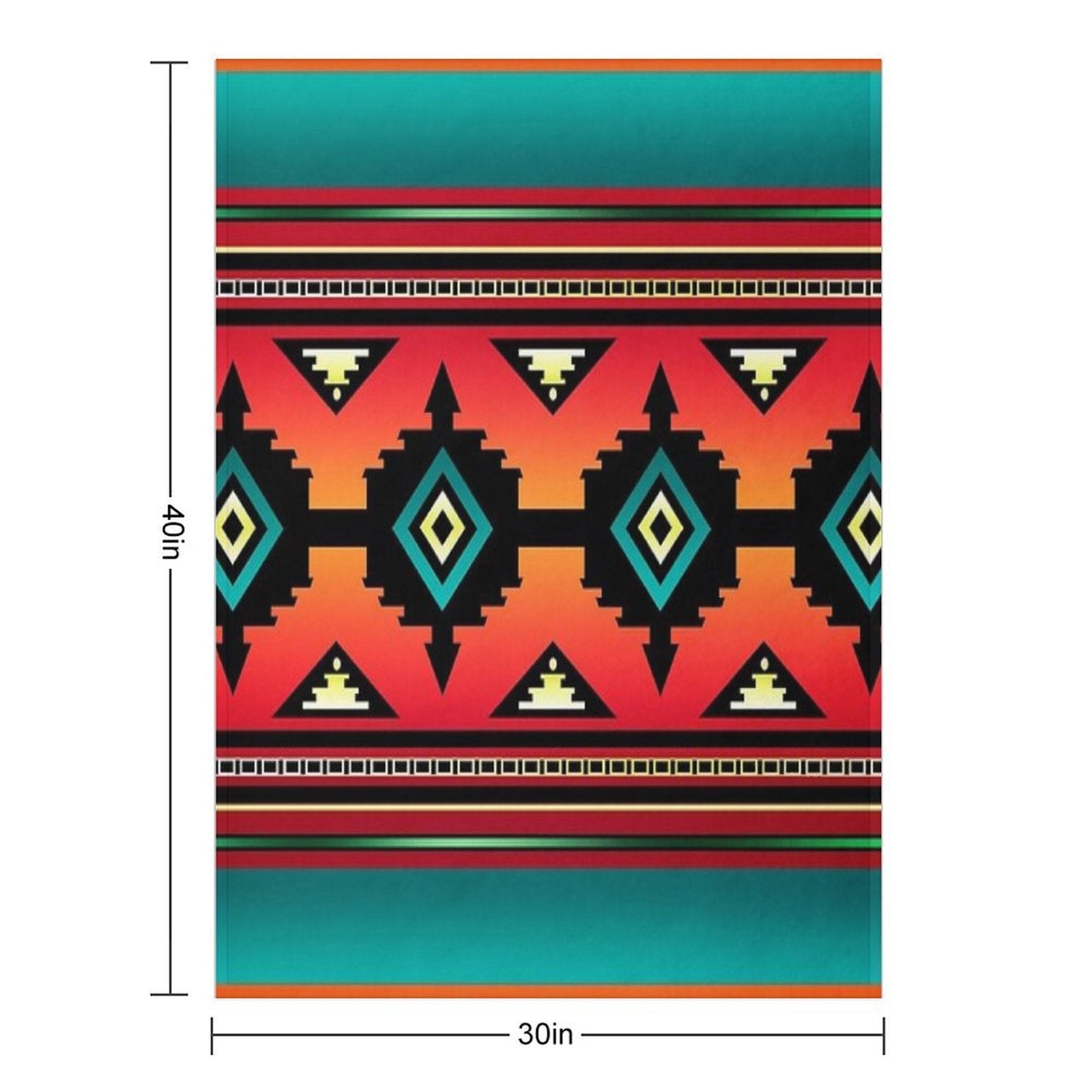 Canyon  Navajo Eco-conscious Throw Blanket