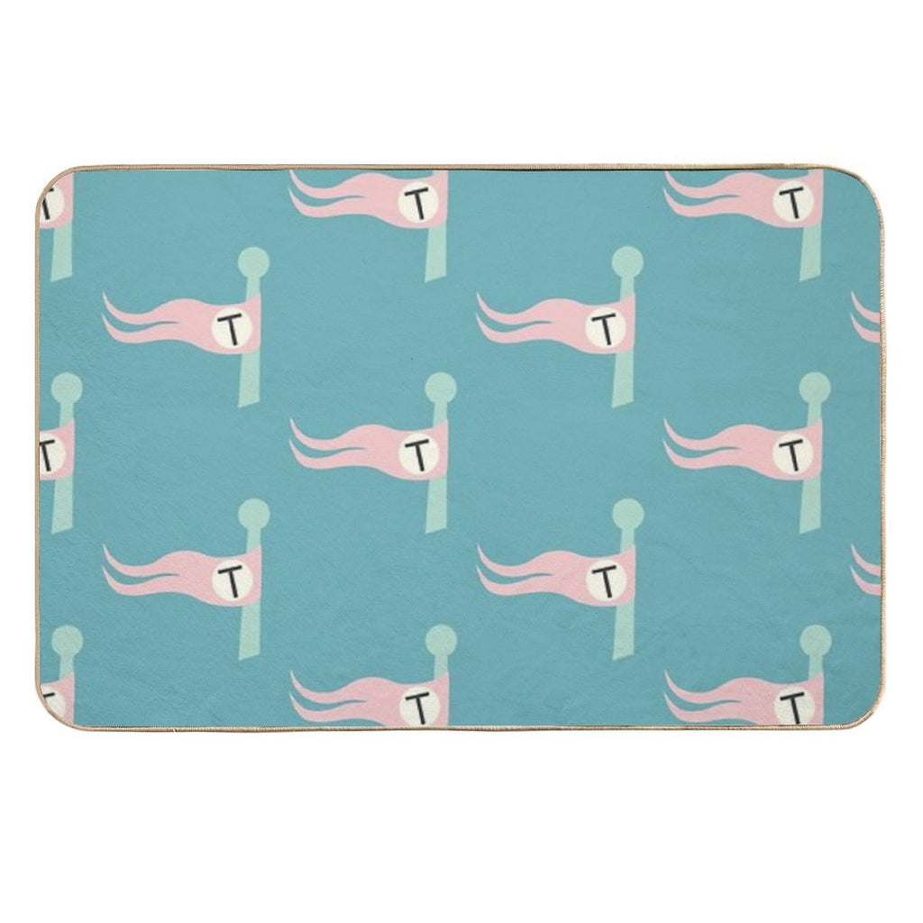 Tenenbaum Flag  Odorless Bath Mat