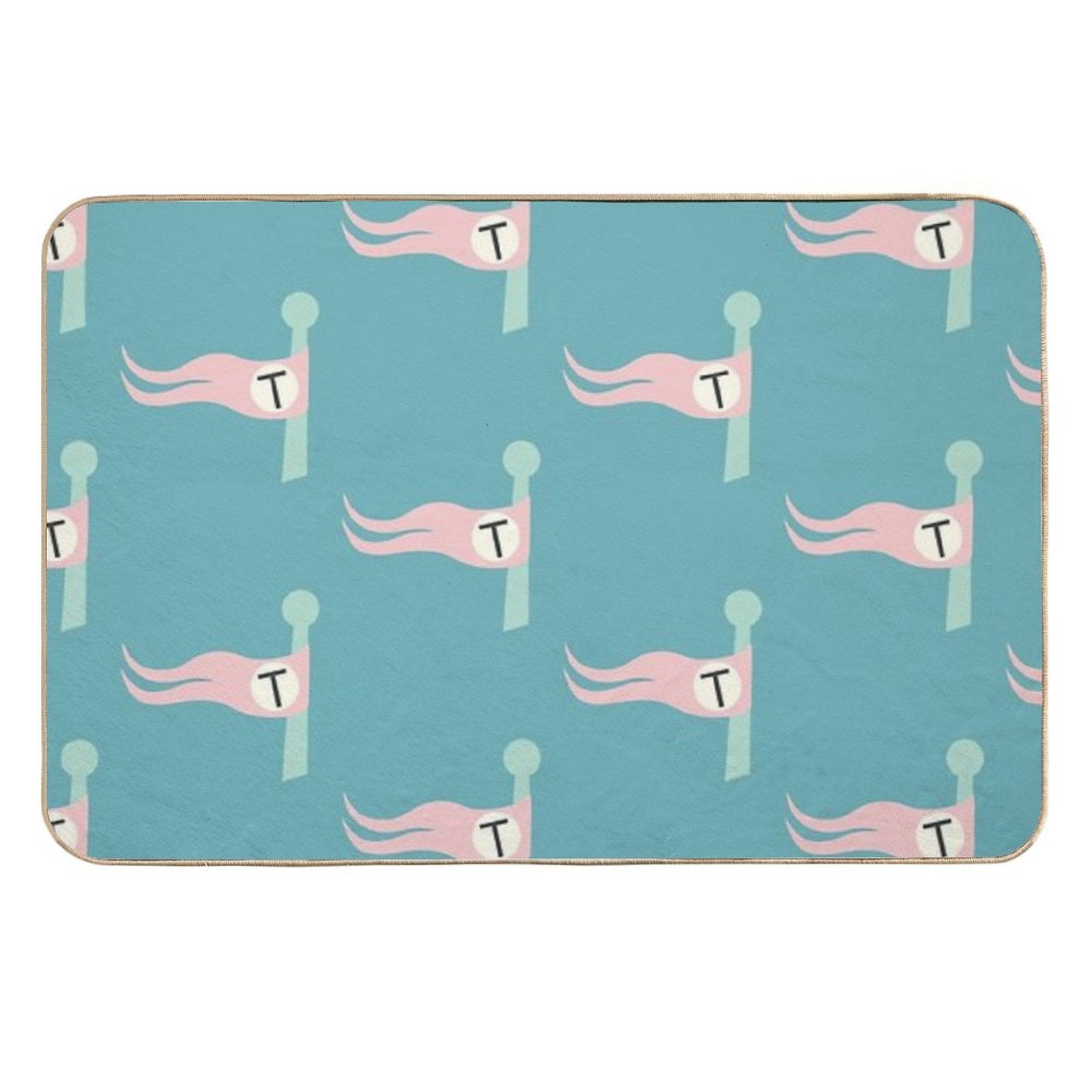Tenenbaum Flag  Odorless Bath Mat