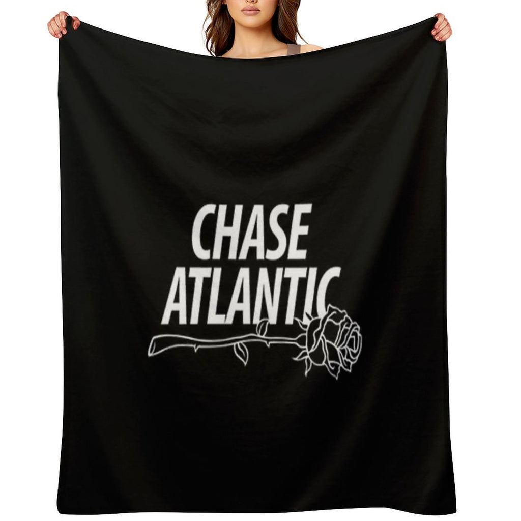 CHASE ATLANTIC ROSE LOGO Velvety-soft Throw Blanket