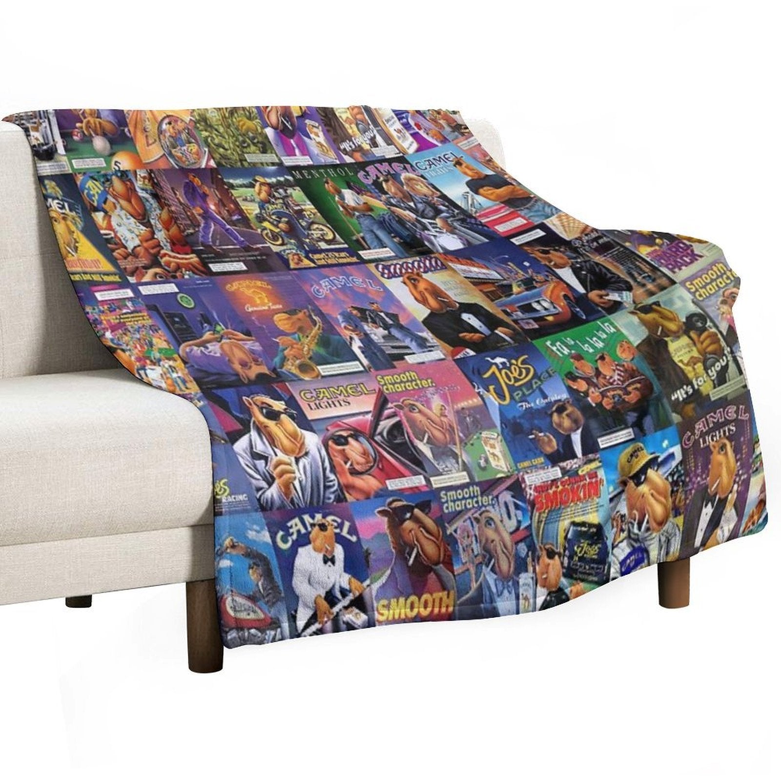 Joe Camel Velvety-soft Throw Blanket