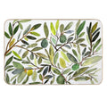 Olive Leaf Art Modern  Rapid-Drying Bath Mat