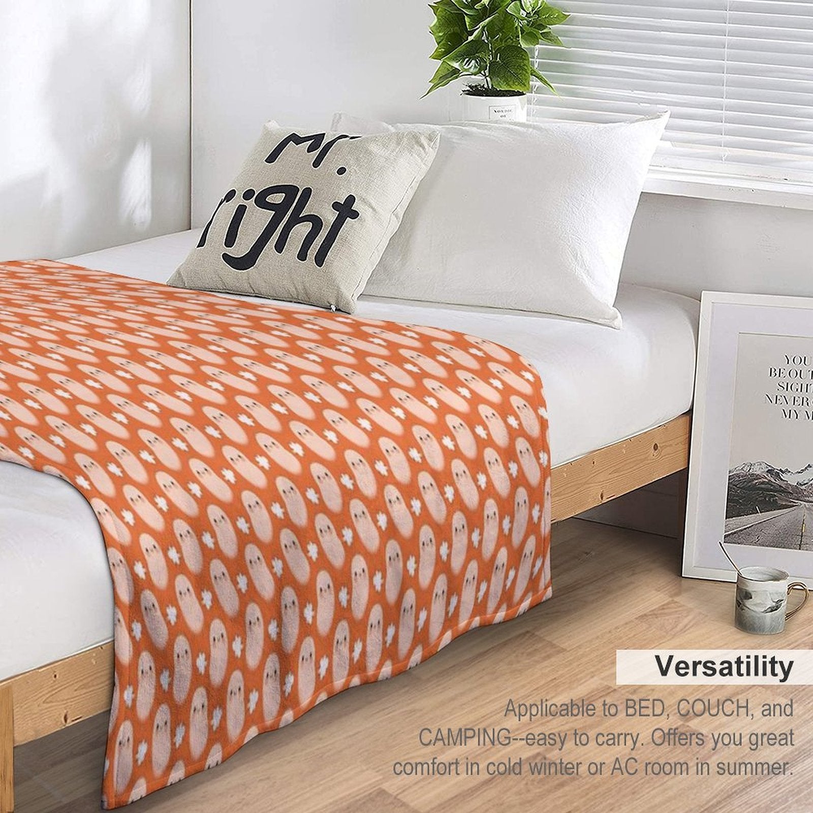 Baked Beans Farting Versatility Throw Blanket