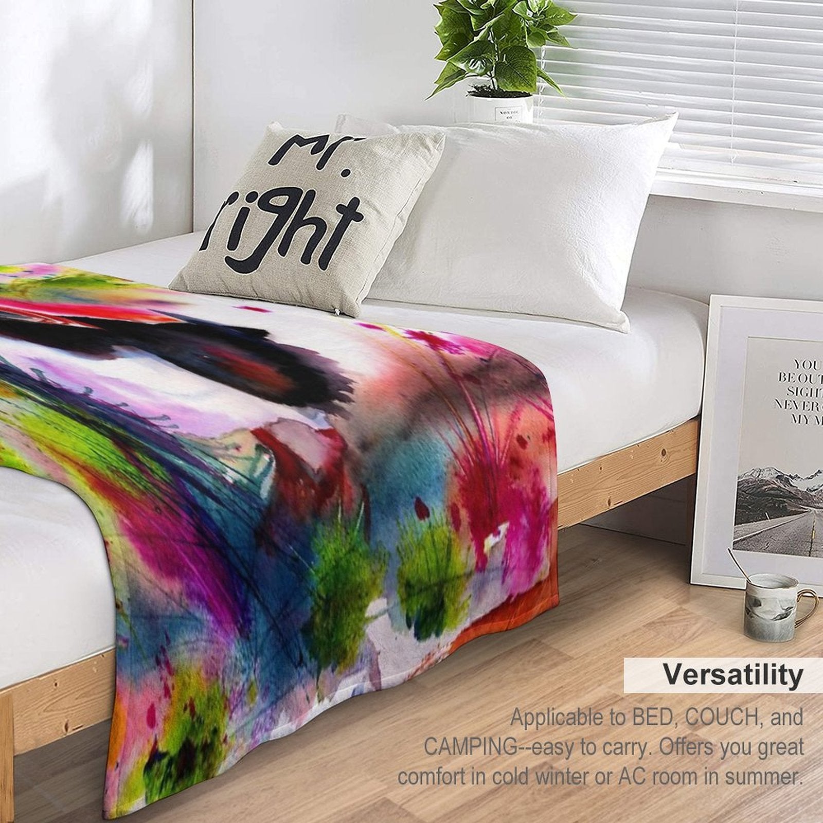 Puffin Durable Throw Blanket
