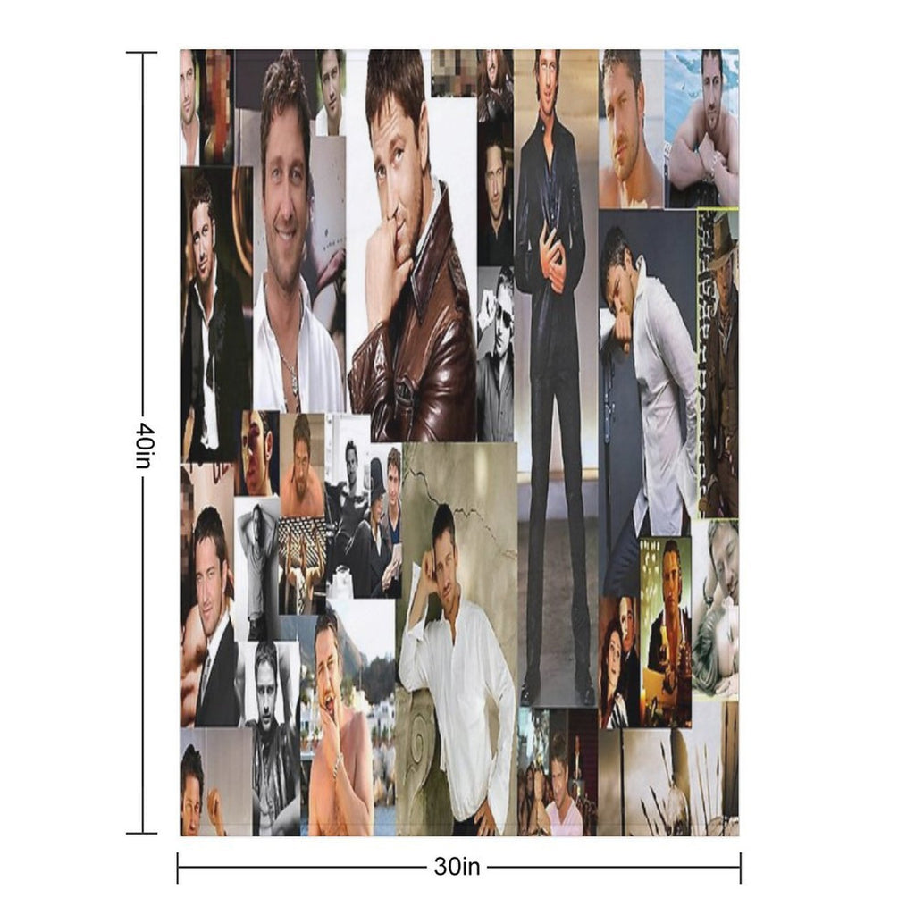Gerard Butler Gift-ready Throw Blanket