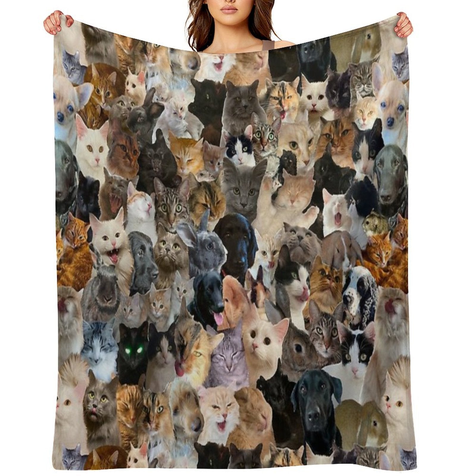 Animal Pattern Versatility Throw Blanket