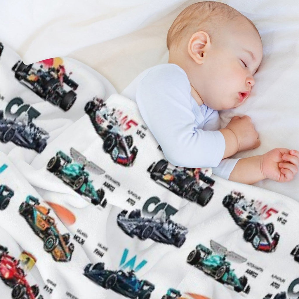 F1 All Cars 2022 Premium Throw Blanket
