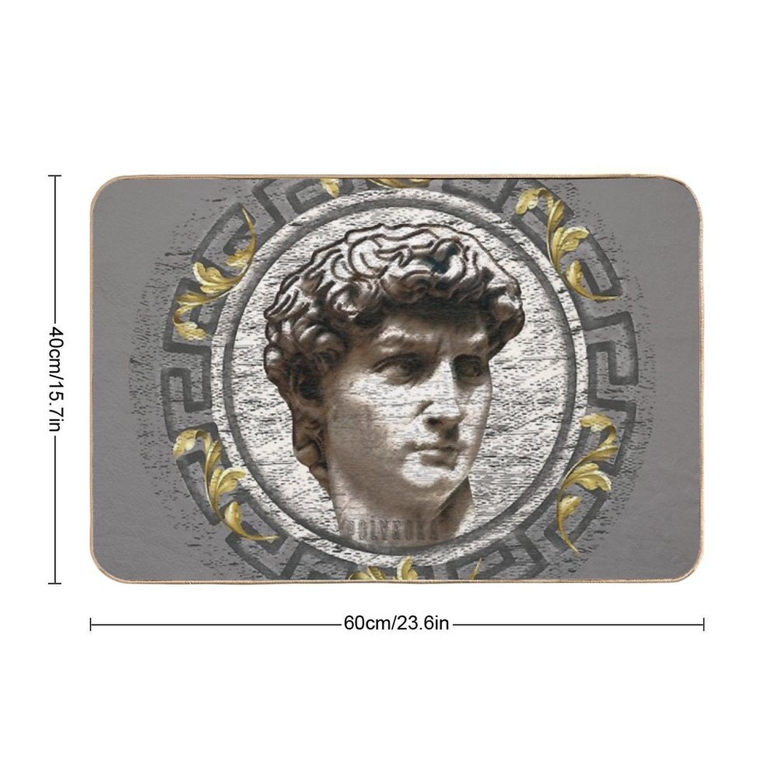 THE DAVID FACE  Long-Lasting Bath Mat